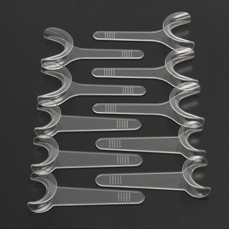 10pcs Large Dental Double-headed T-Shape Intraoral Cheek Lip Retractor Openers Dental Tools