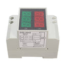 Din Rail LED AC 80-300V 0-100.0A Volt Meterr Ammeter Active Power and Power Factor Time Energy Meter