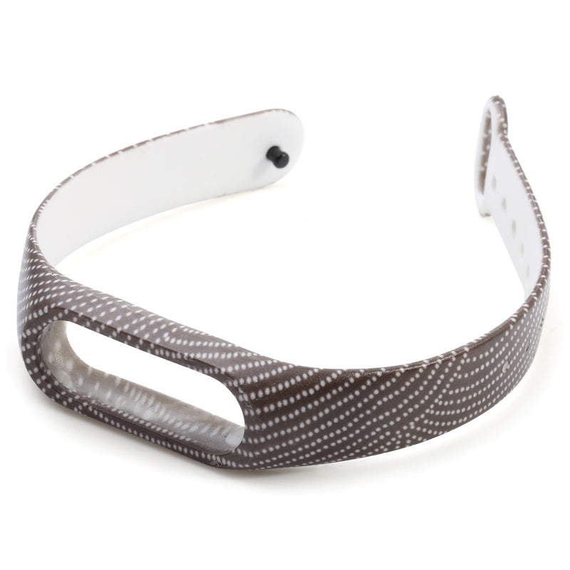 TPU Replacement Silicone Wrist Strap WristBand Bracelet Watch Strap for Xiaomi Miband 2