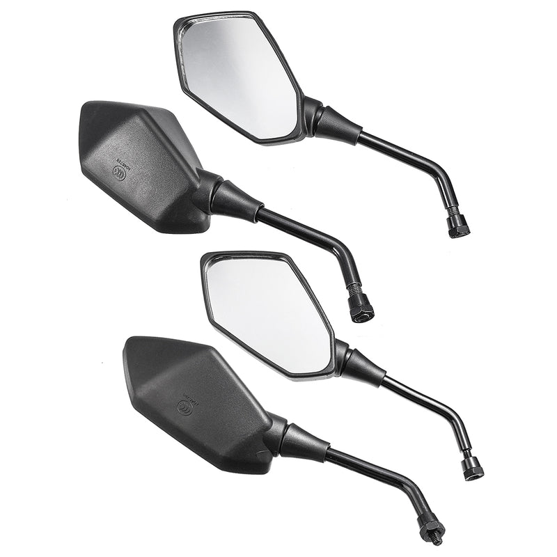 8/10mm Positive Universal Motorcycle Rearview Side Mirrors For Honda/Kawasaki/Suzuki Bolt