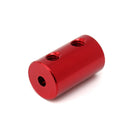Aluminum Alloy Coupling Red Shaft Coupler with Hex Wrench and Screws Motor Coupler Connector