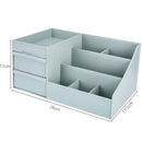 Plastic Desktop Makeup Cosmetic Organizer Cosmetic Storage Box Stationery Pen Holder Home Decorations