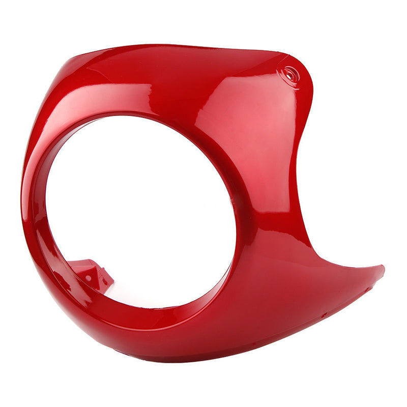 7inch Motorcycle Retro Cafe Racer Handlebar Fairing Windshield & Mounting For Harley
