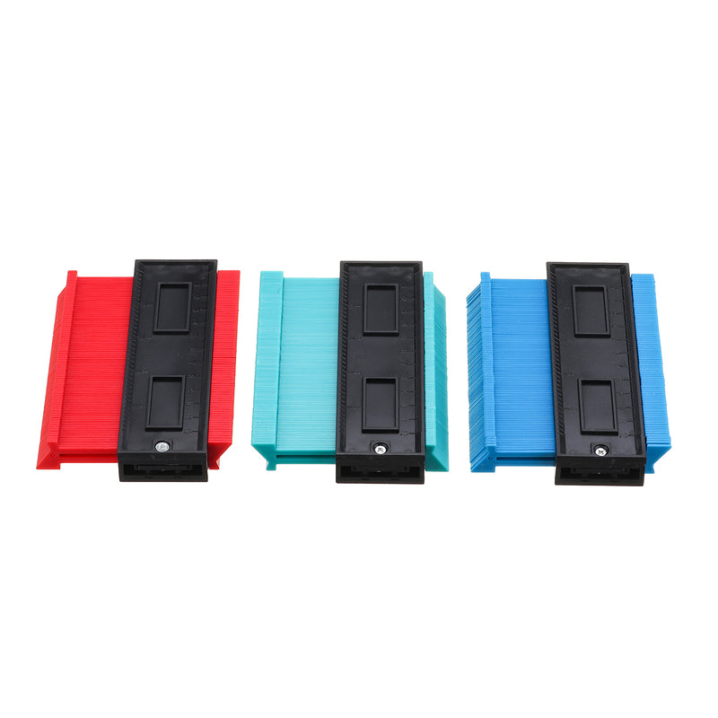 5 Inch 120mm Contour Profile Gauge Measure Ruler ABS Contour Gauge Woodworking Tiling Laminate Tool