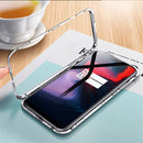 Bakeey Magnetic Adsorption Metal Frame Temerped Glass Back Cover Protective Case For OnePlus 6T
