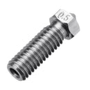 0.2/0.3/0.4/0.5/0.6/0.8/1.0/1.2mm Stainless Steel Lengthen Volcano Nozzle for 1.75mm Filament