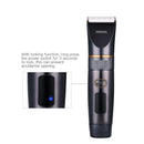 RIWA RE-6501 Rechargeable Hair Clipper Titanium Ceramic Blade Razor Beard Trimmer Shaver Barber Electric Haircutting LED Display