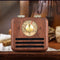 Loskii Wood bluetooth Subwoofer Handmade Walnut Wood Portable bluetooth Speaker FM/AM Loudspeaker