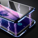 Bakeey 360 Curved Screen Front+Back Double-sided Full Body 9H Tempered Glass Metal Magnetic Adsorption Flip Protective Case For OnePlus 7 PRO