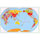 World Map Puzzle Game For Kids Toddler, World Map And National Flags Match