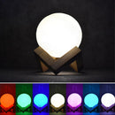 Moon Lamp 3D Printing USB LED Moonlight Night Light Dimmable Touch Sensor