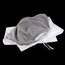 Solid Color Linen Bean Bag Cover Sofa Slipcover Gray