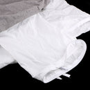Solid Color Linen Bean Bag Cover Sofa Slipcover Gray