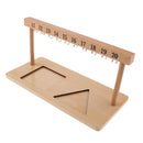Kids Early Education Learn Material Montessori Bead Bars Mathematic Number Counting 1-20 Hanging Frame
