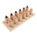 Sensorial Pressure Cylinders - Montessori Material - For Kindergarten Preschool Kids Toddlers - Pressure Experience
