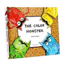 Baby Kids Children Preschool Reading Story Drawing 3D Pop Up colorful monster Cognition Book