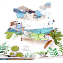 Baby Kids Children Preschool Reading Story Drawing 3D Pop Up colorful monster Cognition Book