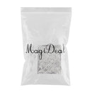 100PCS Glide Drape Curtain Hooks Glider Curtain Voile Rail Track Runner