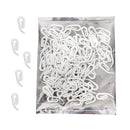 100PCS Glide Drape Curtain Hooks Glider Curtain Voile Rail Track Runner
