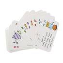 72Pieces Flash Cards Set - Interlocution- Preschool Educational Learning Picture & Letter Card Pack