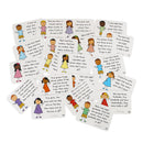 72Pieces Flash Cards Set - Interlocution- Preschool Educational Learning Picture & Letter Card Pack
