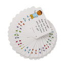 72Pieces Flash Cards Set - Interlocution- Preschool Educational Learning Picture & Letter Card Pack