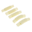 5Pieces 26mm/28mm Bay Window Curtain Pole Corner Bend Joint Elbow Connector Beige