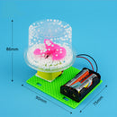 Electronics Science Educational Learning Toy Assemble Model, Physics Electrostatic Snow Device, Birthday Gift for Children Student Boys Girls