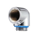 Chromed Water Cooling 90 Degree Angle G1/4 Thread Nozzle Fitting Adapter