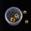 5 Pieces Plastic Cups Insect Cage Box With Magnifying Top