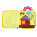 Soft Baby Cloth Book 3D Activity Books For Toddlers Preschool Education Toys, 6 Theme recognizing shapes, telling time, buttoning, buckling,etc