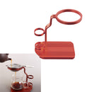 Creative Aluminium Alloy Stand Bracket Holder Service for Teapot Tea Filter ~Red
