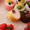 6pcs/Lot Artificial Sprinkle Cake Realistic Food Cupcake Bread Festive Party Supplies for Bakery Shop Window Display