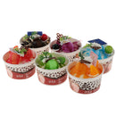 6pcs/Lot Artificial Ice Cream Realistic Faux Food Festive Party Supplies for Bakery Shop Window Display