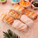6pcs/Lot Artificial Sesame Bun Realistic Faux Food Festive Party Supplies for Bakery Shop Window Display