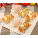 6pcs/Lot Artificial Sesame Bun Realistic Faux Food Festive Party Supplies for Bakery Shop Window Display