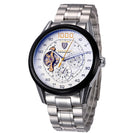 Tevise 8378 Automatic Mechanical Men Watch Count-downn Stainless Steel Wristwatch