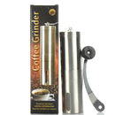 Stainless Steel Hand Manual Coffee Bean Grinder with Adjustable Ceramic Burr