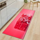 Kitchen Area Rug Anti-Skid Living Bedroom Floor Mat Carpet 80 x 50 cm(Pink)