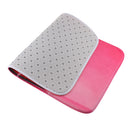 Kitchen Area Rug Anti-Skid Living Bedroom Floor Mat Carpet 80 x 50 cm(Pink)