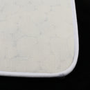 2 Pieces Polyester Fiber Nonslip Bath Mat U-Shaped Contour Mat Combo