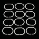 4 Pieces Polyester Fiber Non Slip Toilet Bathmats Carpet Contour Mat Shower Curtain Combo, Anti-Skid Water Absorbent Rug