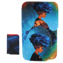 4 Pieces Polyester Fiber Non Slip Toilet Bathmats Carpet Contour Mat Shower Curtain Combo, Anti-Skid Water Absorbent Rug