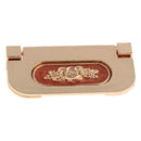 Aluminum Alloy Amber Red Golden European-style Furniture Handle Pull