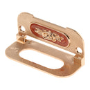 Aluminum Alloy Amber Red Golden European-style Furniture Handle Pull