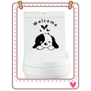 DIY Removable Washroom Toilet Bathroom Closestool WC Door Accessories Wall Sticker Home Decor