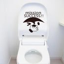 Wall Decal Toilet Bathroom Wall Sticker - Spoof Funny Decals