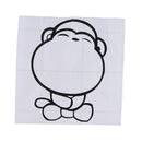 Toilet Seat Decal Funny Cartoon Image Decoration Bathroom Sticker