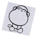 Toilet Seat Decal Funny Cartoon Image Decoration Bathroom Sticker