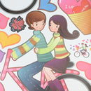 Full Love Wall Sticker Self-adhesive Decals for Decor Home,Room,Living Rooms,Couple Room,Kids Room,Hotels,Homestay,Furnitures,Window,Tile,etc